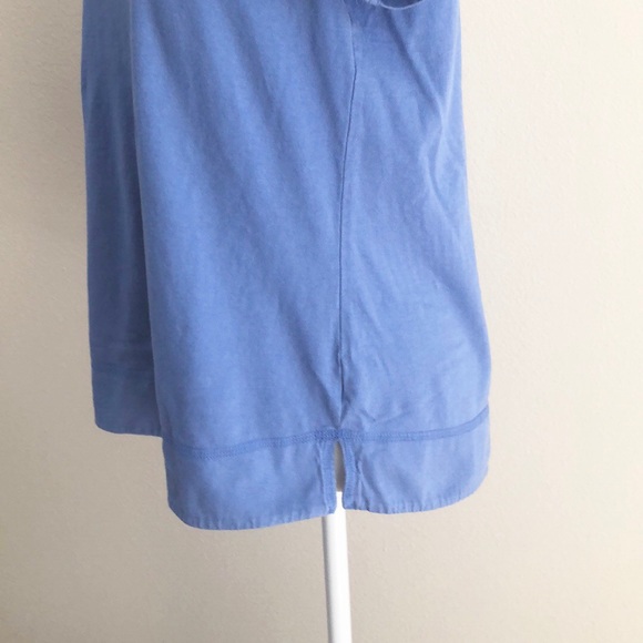 TALBOTS v-neck blue tee - Picture 4 of 7